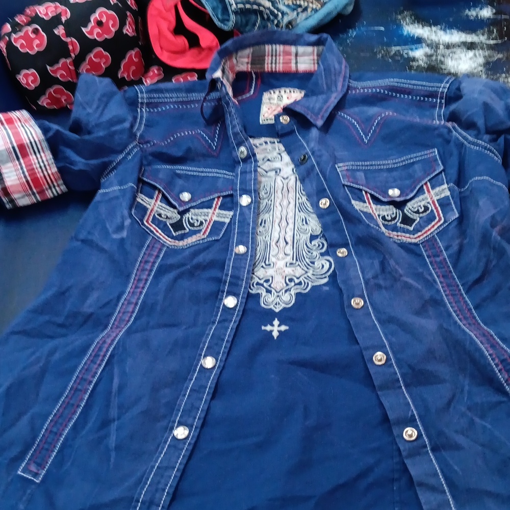 Affliction cowgirl shirt